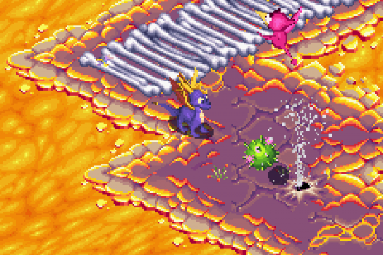 Spyro: Season of Ice Screenshot 17 (Game Boy Advance)