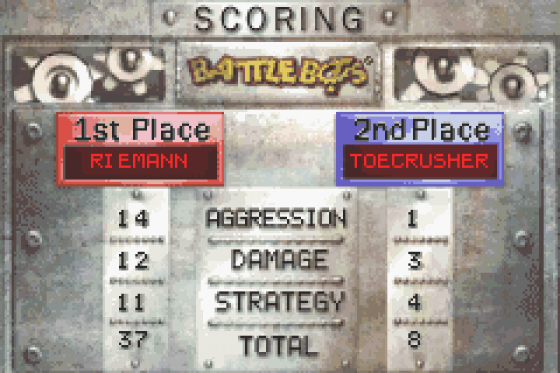 BattleBots: Beyond The Battlebox Screenshot 5 (Game Boy Advance)