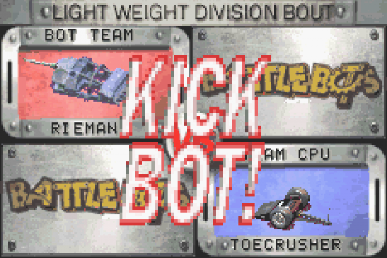 BattleBots: Beyond The Battlebox Screenshot 8 (Game Boy Advance)