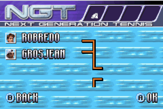 NGT: Next Generation Tennis Screenshot 5 (Game Boy Advance)