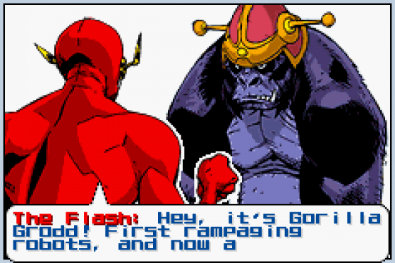 Justice League Heroes: The Flash Screenshot 5 (Game Boy Advance)