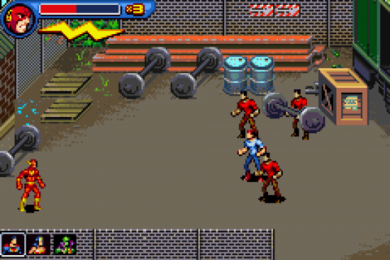 Justice League Heroes: The Flash Screenshot 6 (Game Boy Advance)