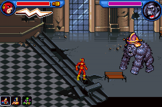 Justice League Heroes: The Flash Screenshot 12 (Game Boy Advance)