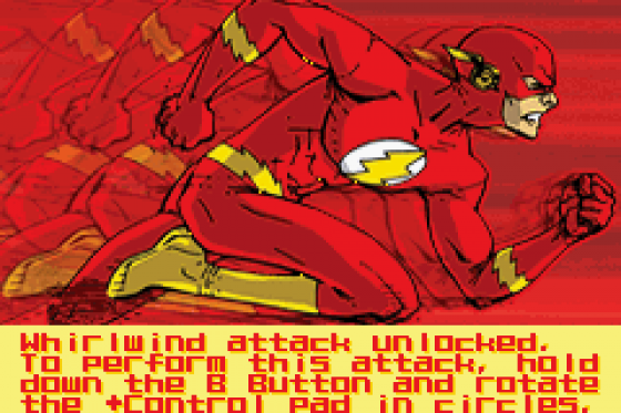 Justice League Heroes: The Flash Screenshot 14 (Game Boy Advance)