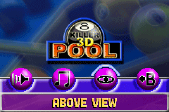 Killer 3D Pool Screenshot 9 (Game Boy Advance)