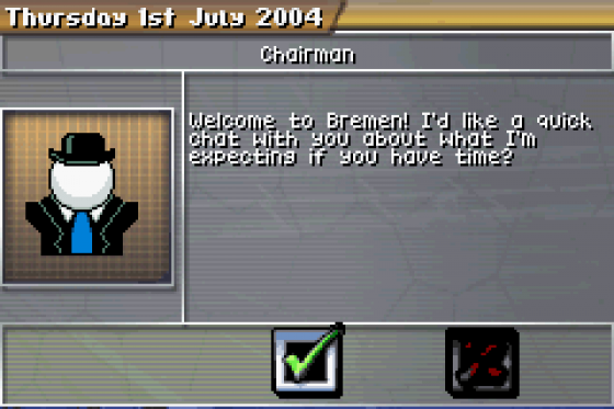 Premier Manager 2004-2005 Screenshot 6 (Game Boy Advance)