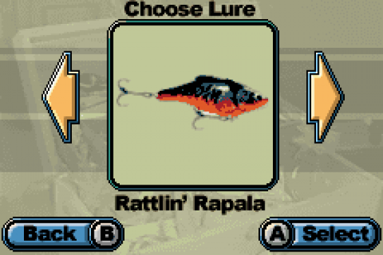 Rapala Pro Fishing Screenshot 5 (Game Boy Advance)