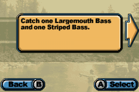 Rapala Pro Fishing Screenshot 7 (Game Boy Advance)