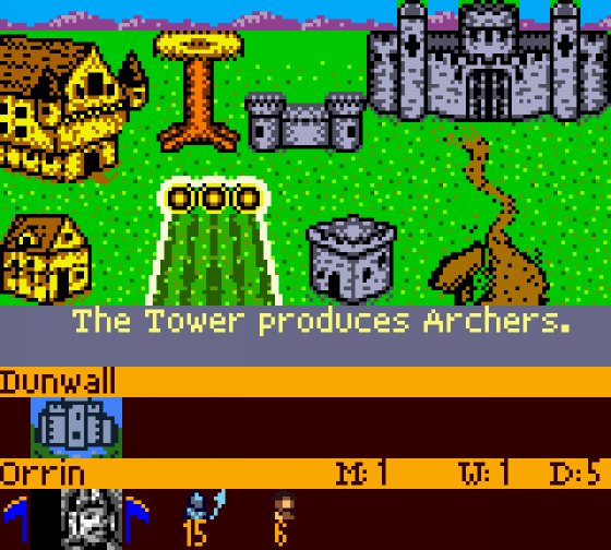 Heroes of Might and Magic II Screenshot 9 (Game Boy Color)