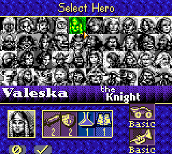 Heroes of Might and Magic II Screenshot 10 (Game Boy Color)