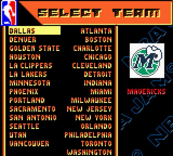 NBA Jam '99 Screenshot 7 (Game Boy Color)