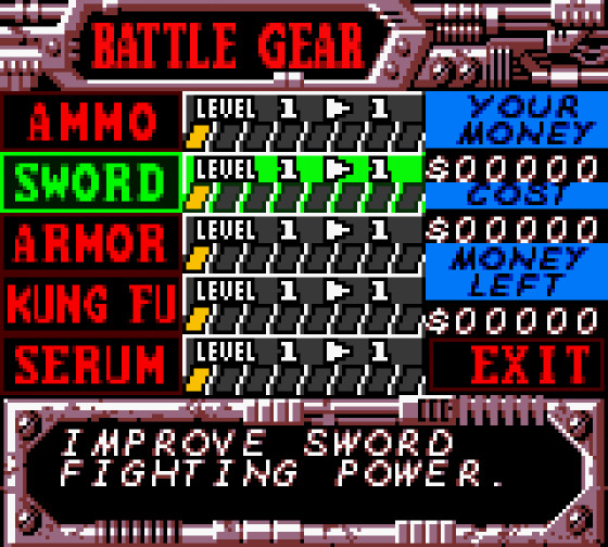 Blade Screenshot 20 (Game Boy Color)