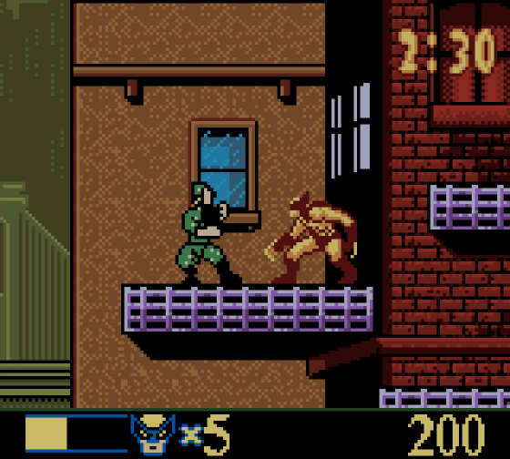 X-Men: Wolverine's Rage Screenshot 18 (Game Boy Color)