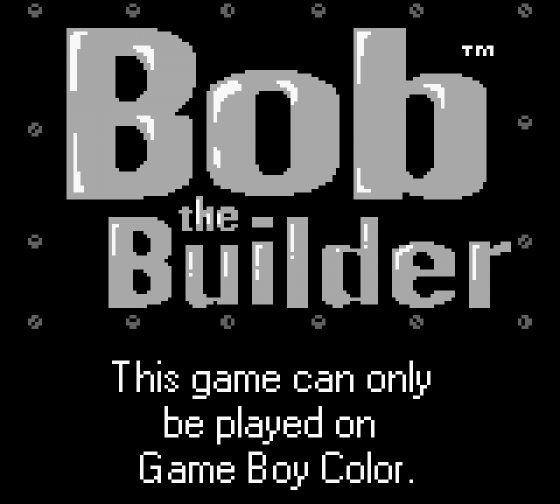 Bob The Builder Screenshot 17 (Game Boy Color)