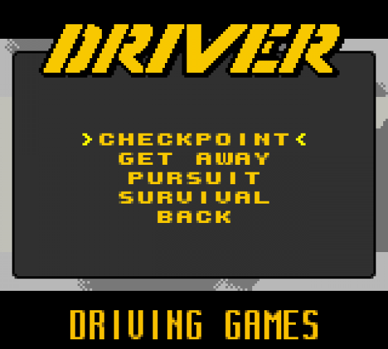 Driver Screenshot 9 (Game Boy Color)