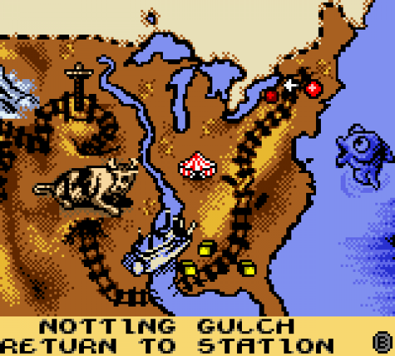 Lucky Luke: Desperado Train Screenshot 7 (Game Boy Color)