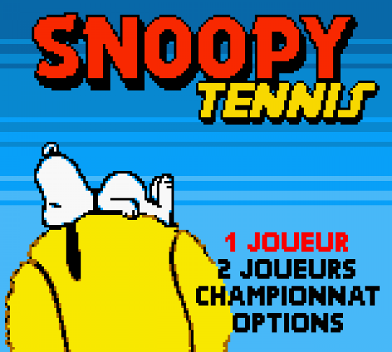 Snoopy Tennis Screenshot 10 (Game Boy Color)