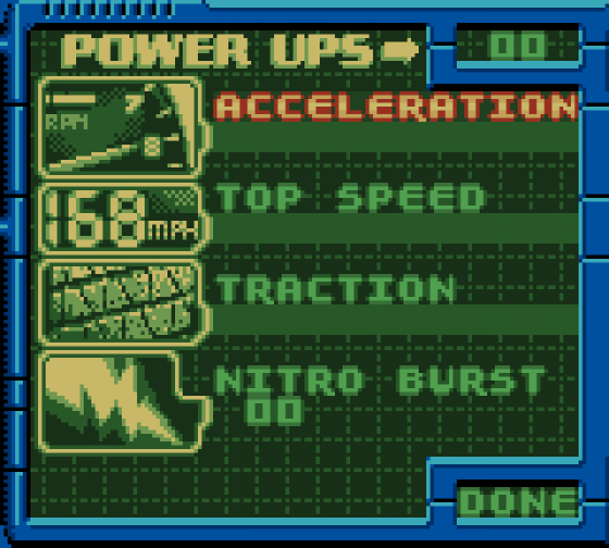 Test Drive 2001 Screenshot 8 (Game Boy Color)