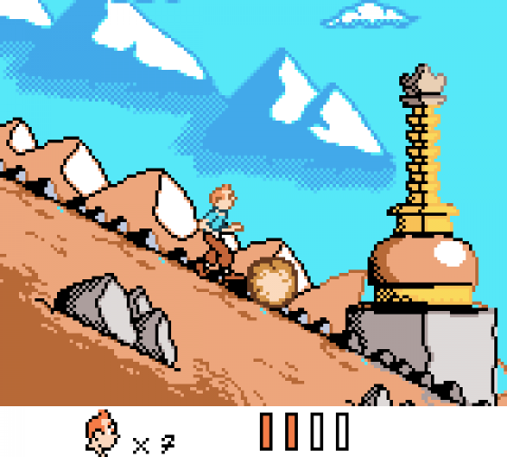 Tintin In Tibet Screenshot 6 (Game Boy Color)