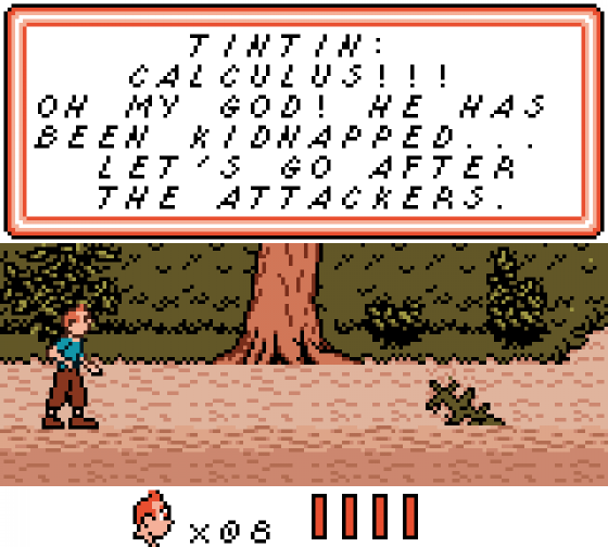 Tintin: Le Temple du Soleil Screenshot 15 (Game Boy Color)