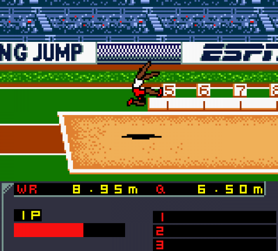 ESPN International Track & Field Screenshot 5 (Game Boy Color)