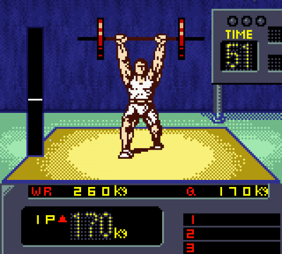 ESPN International Track & Field Screenshot 7 (Game Boy Color)