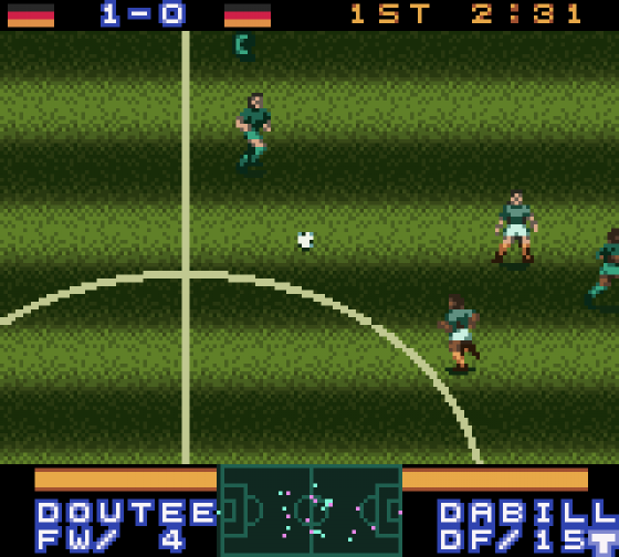 International Superstar Soccer 2000 Screenshot 5 (Game Boy Color)