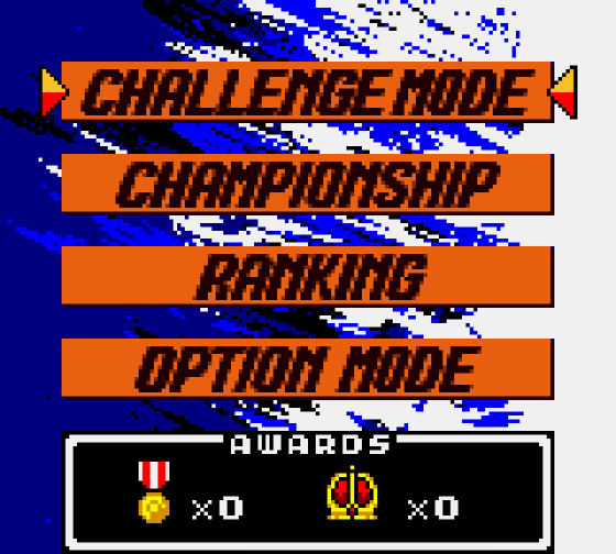 Millennium Winter Sports Screenshot 1 (Game Boy Color)