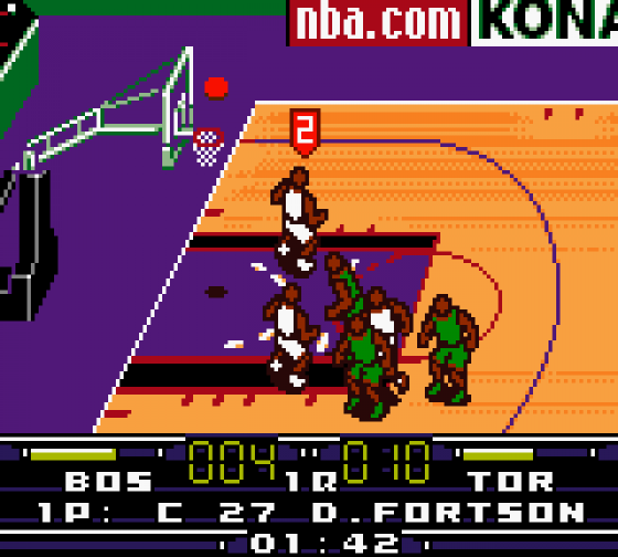 NBA in the Zone 2000 Screenshot 6 (Game Boy Color)