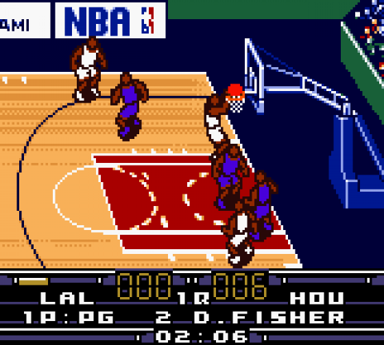 NBA in the Zone 2000 Screenshot 14 (Game Boy Color)