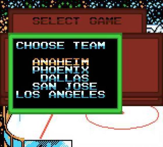 NHL: Blades Of Steel Screenshot 7 (Game Boy Color)