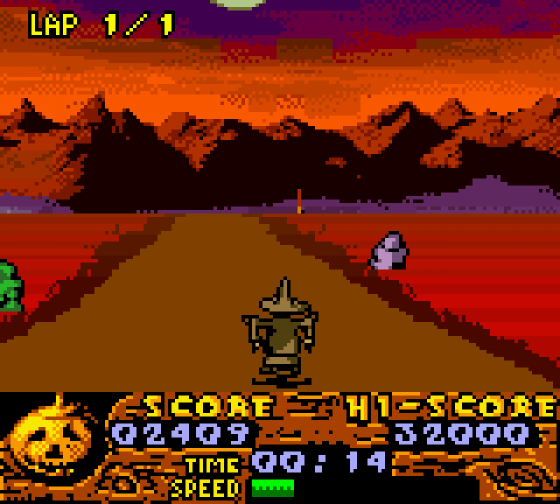 Halloween Racer Screenshot 9 (Game Boy Color)