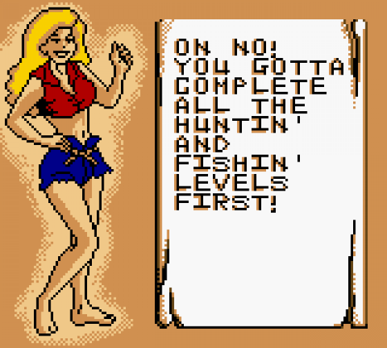 Billy Bob's Huntin'-n-Fishin' Screenshot 8 (Game Boy Color)