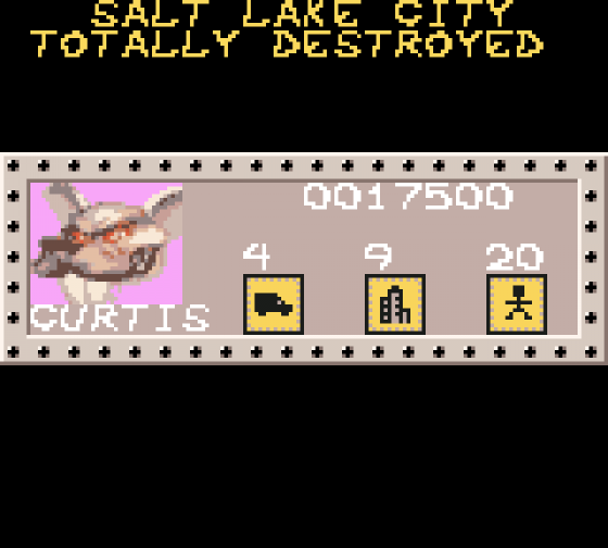 Rampage 2: Universal Tour Screenshot 9 (Game Boy Color)