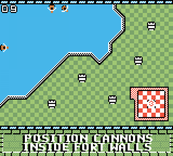 Rampart Screenshot 7 (Game Boy Color)