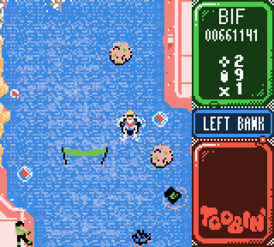 Toobin Screenshot 12 (Game Boy Color)