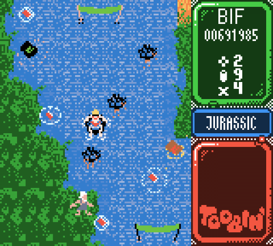 Toobin Screenshot 13 (Game Boy Color)