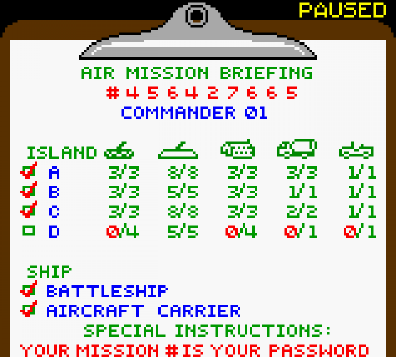 Wings Of Fury Screenshot 13 (Game Boy Color)