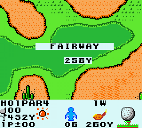 Hole in One Golf Screenshot 8 (Game Boy Color)