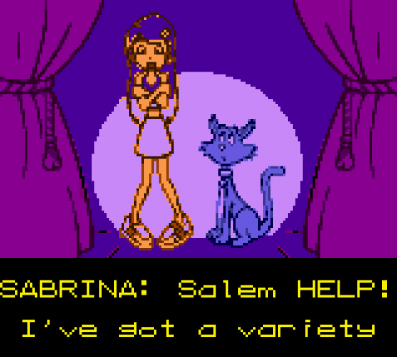 Sabrina The Animated Series: Zapped! Screenshot 11 (Game Boy Color)