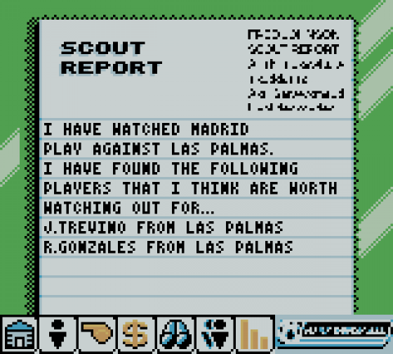 Player Manager 2001 Screenshot 10 (Game Boy Color)