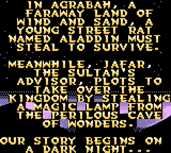 Disney's Aladdin Screenshot 10 (Game Boy Color)