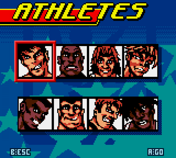 Carl Lewis Athletics 2000 Screenshot 5 (Game Boy Color)