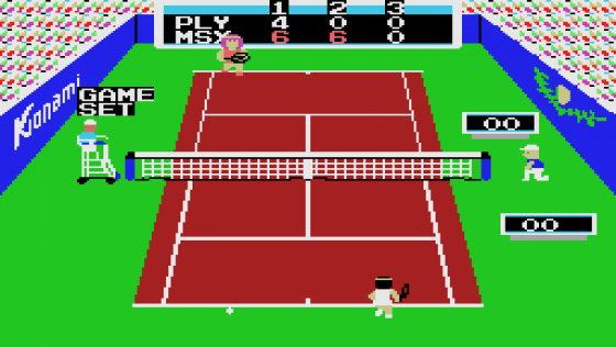 Konami's Tennis Screenshot 10 (MSX)