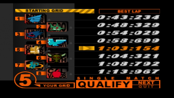 AeroGauge Screenshot 6 (Nintendo 64 (EU Version))