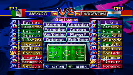 International Superstar Soccer '98 Screenshot 7 (Nintendo 64 (EU Version))