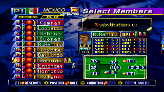 International Superstar Soccer '98 Screenshot 17 (Nintendo 64 (EU Version))