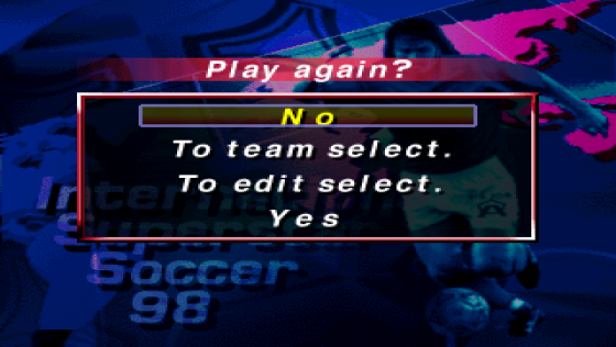 International Superstar Soccer '98 Screenshot 19 (Nintendo 64 (EU Version))