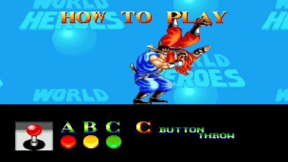 World Heroes Screenshot 5 (Neo Geo)