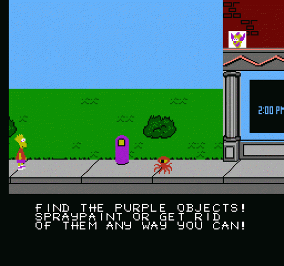 The Simpsons: Bart Vs. The Space Mutants Screenshot 36 (Nintendo (US Version))